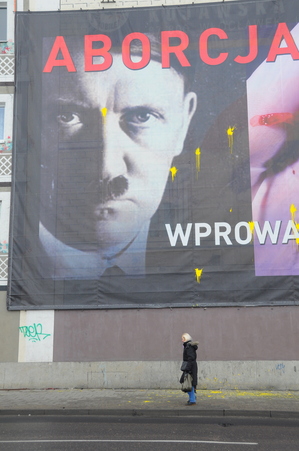 hitler, abortion, poland, defaced 2.JPG
